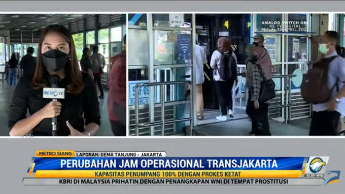 Penyesuaian PPKM level 2, TransJakarta Ubah Jam Operasional