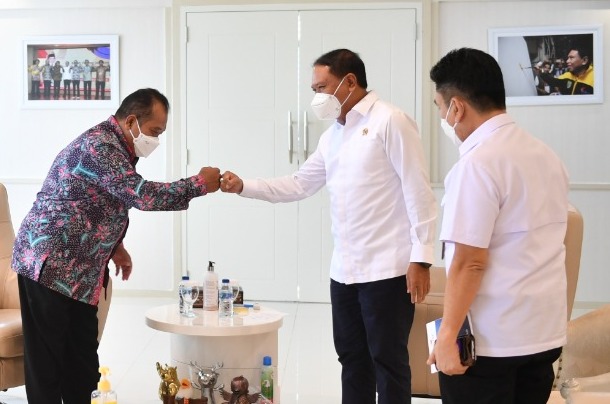 Temui Menpora, Rektor Unnes Berkomitmen Dukung Implementasi DBON