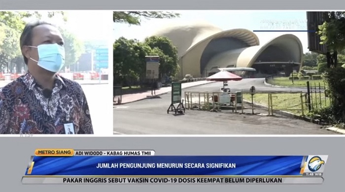 Pemerintah Berlakukan PPKM Level 2, TMII Sepi Pengunjung