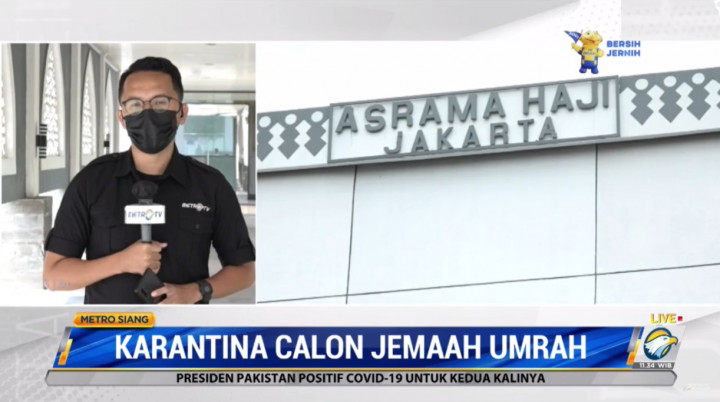 Jemaah Umrah di Asrama Haji Pondok Gede Terbang Malam Ini