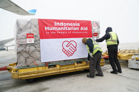 Dua Pesawat Berisi Bantuan Kemanusiaan Indonesia Tiba di Afghanistan