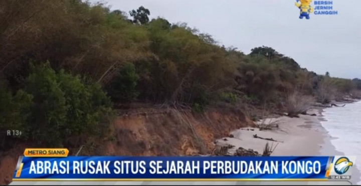 Abrasi Terjang Teluk Kongo, Situs Sejarah Perbudakan Rusak