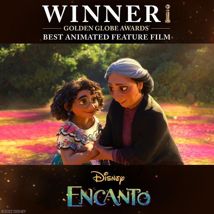 Film Animasi Encanto Menangkan Golden Globe Awards