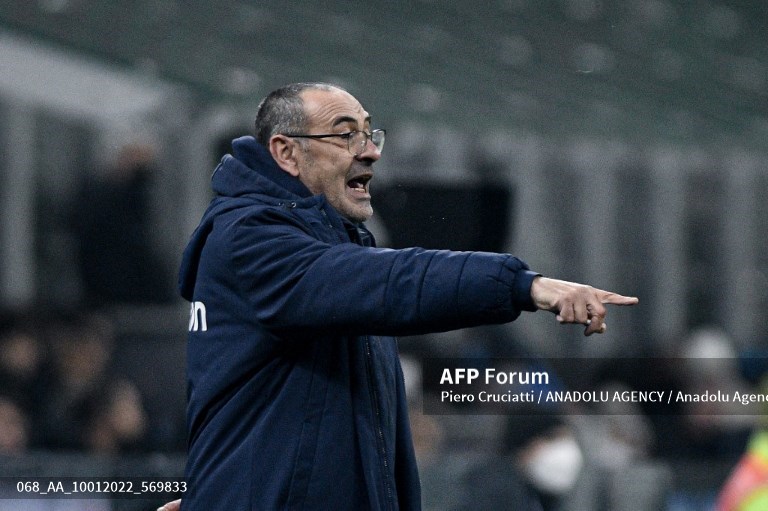 Pelatih Lazio, Maurizio Sarri (AFP/Piero Cruciatti)