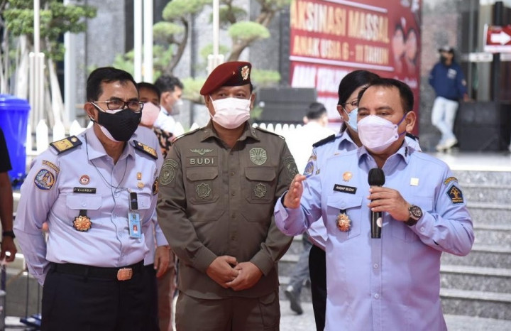 BIN DKI Jakarta Gandeng Kemenkumham Gelar Vaksinasi Anak Usia 6-11 Tahun