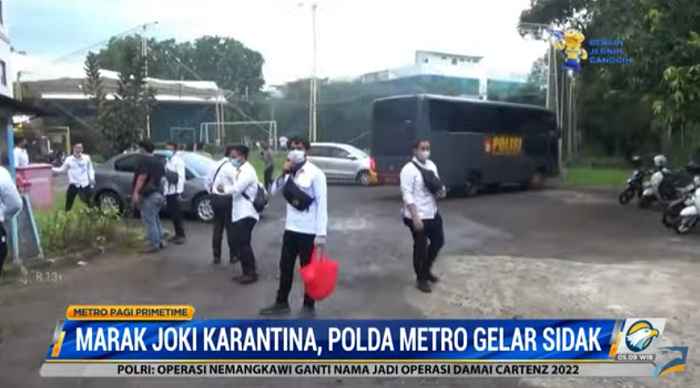 Polda Metro Jaya Gelar Sidak Joki Karantina