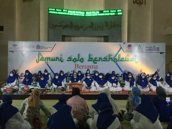Jamuri Surakarta Berselawat di Masjid Nursiah Daud Paloh