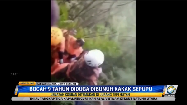 Bocah 9 Tahun yang Ditemukan Banjarnegara Warga Dibunuh Sepupu Sendiri