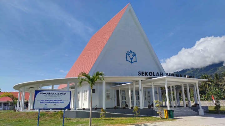 Media Group Lanjutkan Pembangunan Gedung Sekolah di Sigi