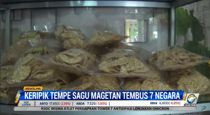Keren! Keripik Tempe Sagu Lokal Tembus Pasar 7 Negara