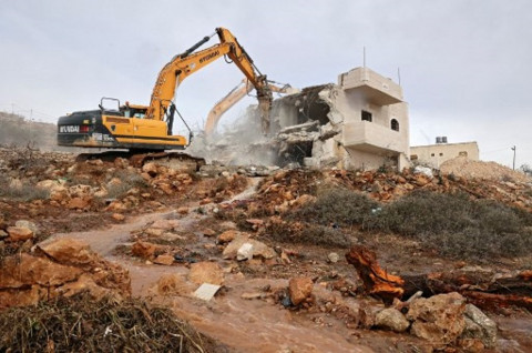 Israel Robohkan 11 Bangunan Palestina di Tepi Barat