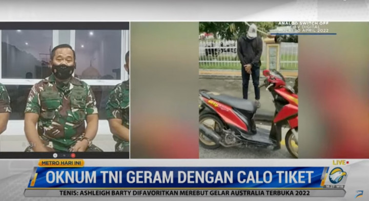 Danlanal: Aksi Personel TNI Cambuk Calo Tiket Tak Bisa Dibenarkan