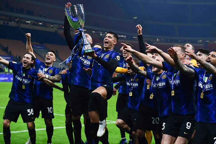Kalahkan Juventus 2-1, Inter Juara Piala Super Italia