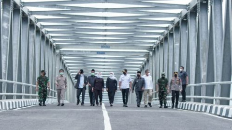 Jembatan Penghubung Bojonegoro-Tuban Jatim Sudah Bisa Dilalui