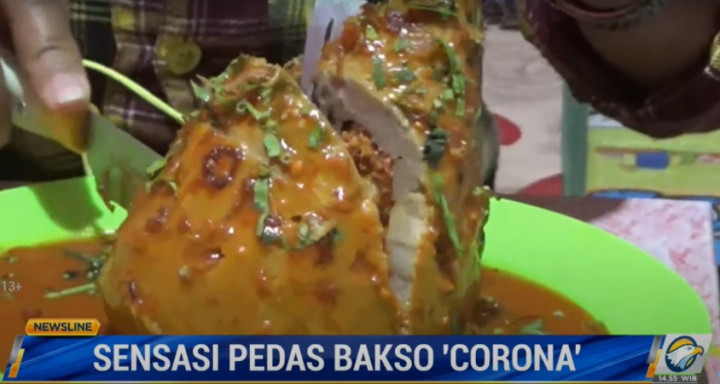 'Bakso Corona', Kuliner Pedas Nyelekit nan Buat Penasaran