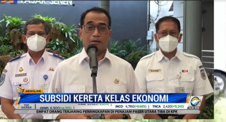 Kemenhub Kucurkan Rp3,2 Triliun untuk Subsidi Kereta Ekonomi KAI