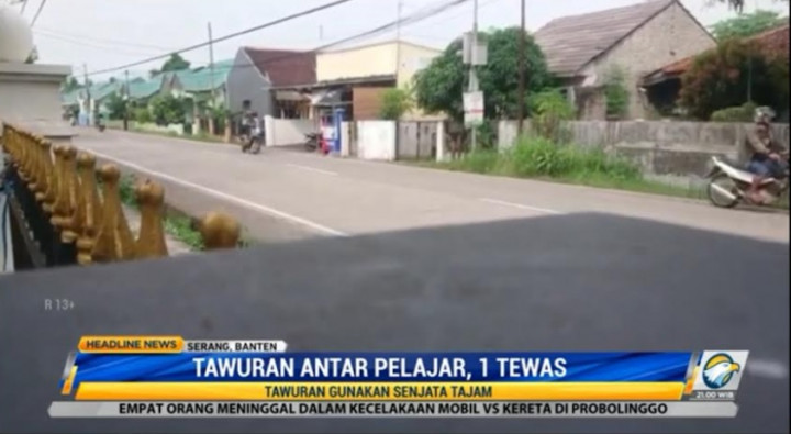 Tawuran Pelajar Terjadi di Serang, 1 Siswa Tewas