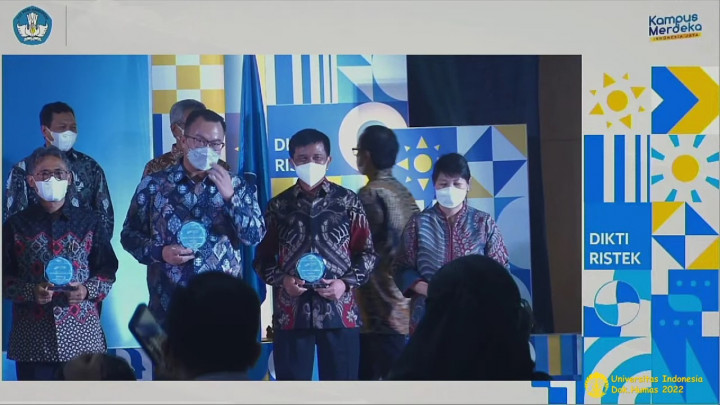 UI Raih Lima Penghargaan Anugerah Diktiristek 2021
