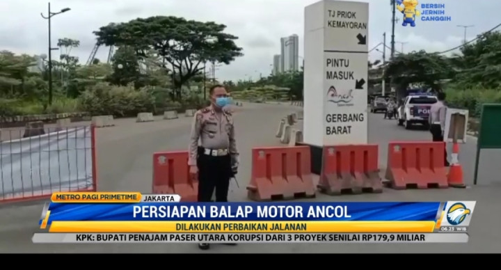 Gelar Balapan Liar legal, Jalan Inspeksi Kali Ancol Ditutup
