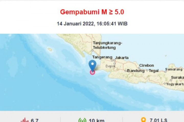 Diguncang Gempa Pandeglang, Warga Rangkasbitung Berhamburan