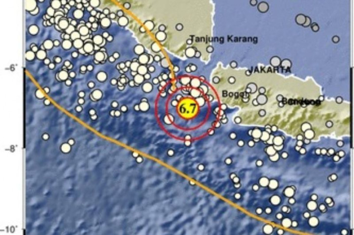 Gempa 6,7 Magnitudo Banten Terasa Hingga Bogor