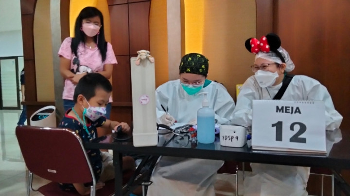 Vaksinasi Usia 6-11 Tahun di Bandung Capai 43%