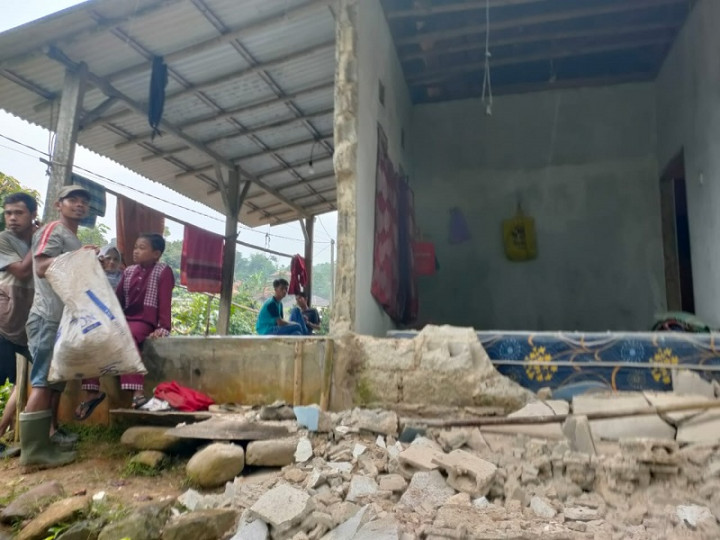 2 Rumah di Kabupaten Bogor Rusak Diguncang Gempa Pandeglang