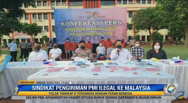 Sindikat Pengiriman PMI Ilegal ke Malaysia Ditangkap