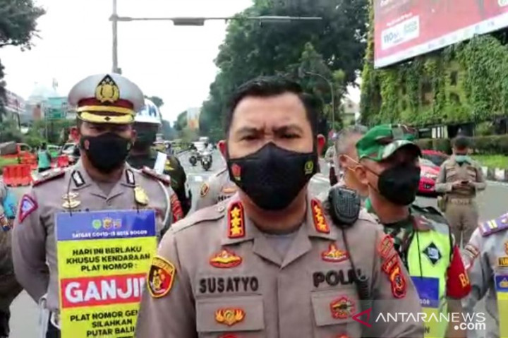 3.525 Kendaraan Diputar Balik di Hari Pertama Ganjil-Genap Kota Bogor