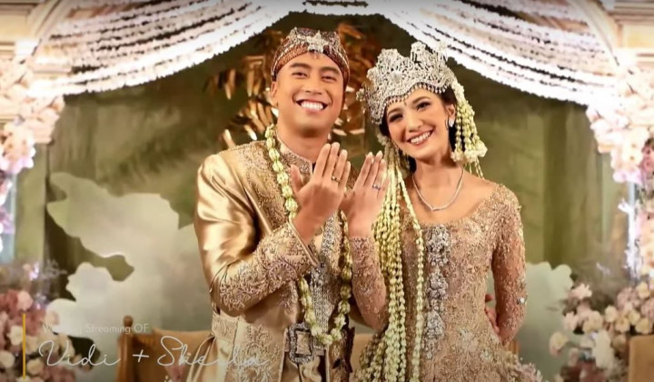 Sah! Vidi Aldiano dan Sheila Dara Menikah dengan Mahar USD1000 dan 501 Poundsterling