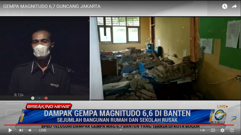 Kondisi Terkini Pascagempa di Banten, Belum Ada Bantuan Datang