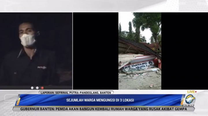 Pascagempa Banten, Sejumlah Bangunan hingga Fasilitas Publik Rusak