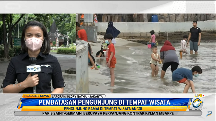 Pembatasan Pengunjung di Taman Impian Jaya Ancol