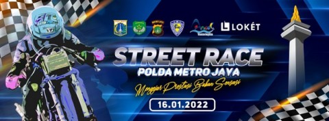 350 Pembalap Gaspol di <i>Street Race</i> Polda Metro Jaya