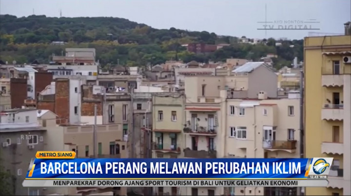 Barcelona Mulai Proyek untuk Mengatasi Perubahan Iklim