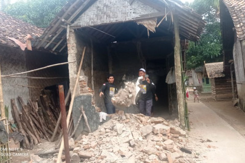 BPBD Lebak Catat 274 Rumah Rusak Akibat Gempa
