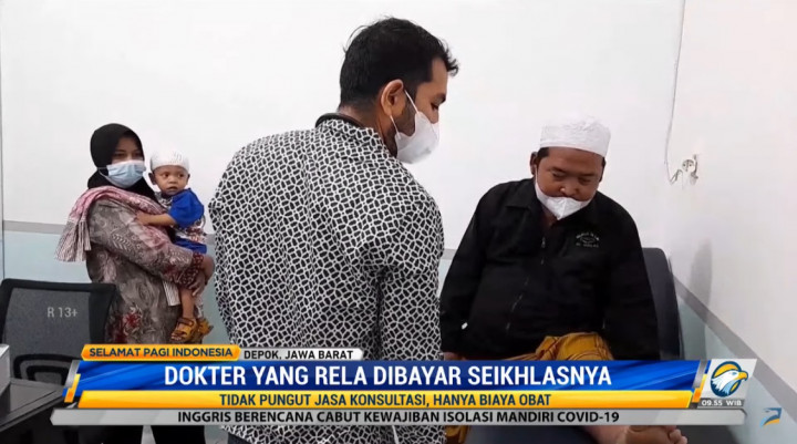Seorang Dokter Umum di Depok Rela Dibayar Seikhlasnya
