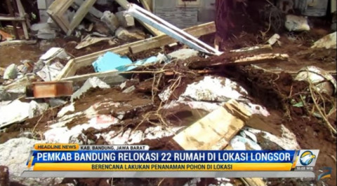 Pemkab Bandung Relokasi 22 Rumah di Lokasi Longsor Pangalengan