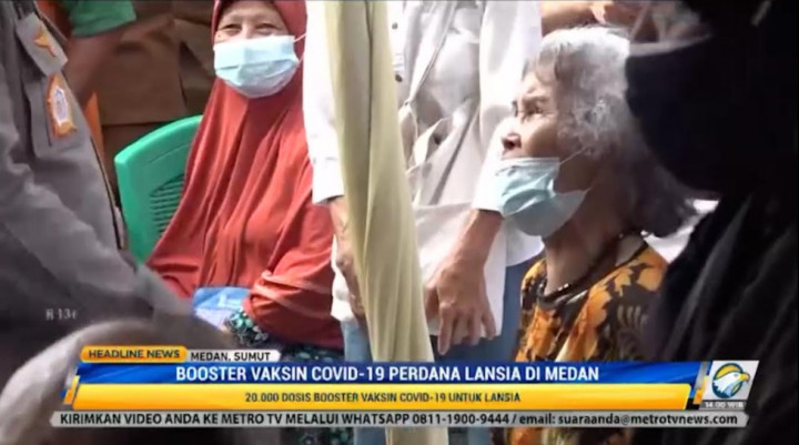 Medan Perdana Gelar Vaksinasi <i>Booster</i> untuk Lansia