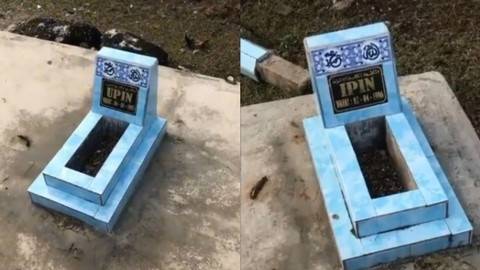 Viral Kuburan Upin Ipin Ditanggapi Rumah Produksi, Netizen: Akhirnya Bisa Tidur Nyenyak
