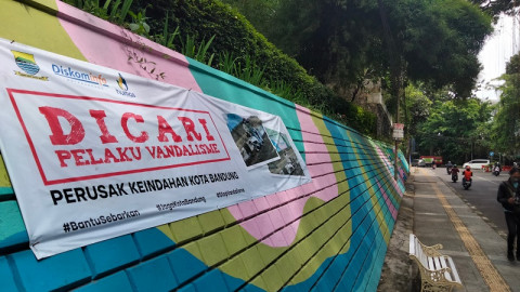 Lapor Vandalisme di Bandung Berhadiah Rp5 Juta