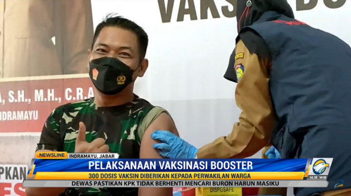 Indramayu Mulai Vaksinasi <i>Booster</i>