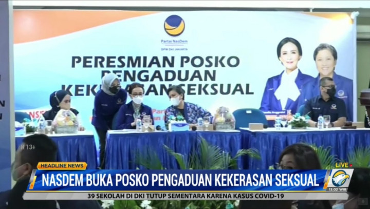 RUU TPKS Diketok, NasDem DKI Resmikan Posko Pengaduan Kekerasan Seksual