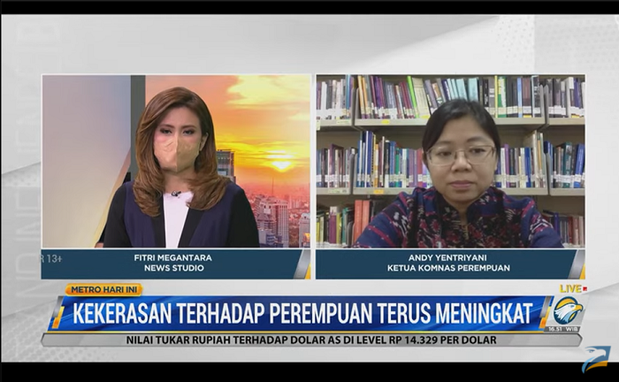 Per 3 Jam 2 Perempuan Jadi Korban Kekerasan Seksual