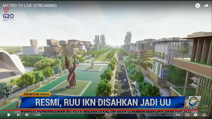 RUU IKN Disahkan, Skema Pendanaan Gunakan 53,5% APBN