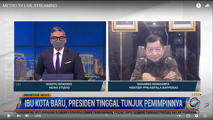 Kepala Bappenas: Ibu Kota Negara Baru Fokus Menggaet Investor