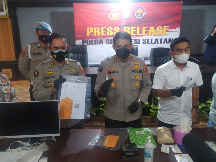 Dokter Pemalsu Surat Antigen dan PCR di Makassar Diringkus