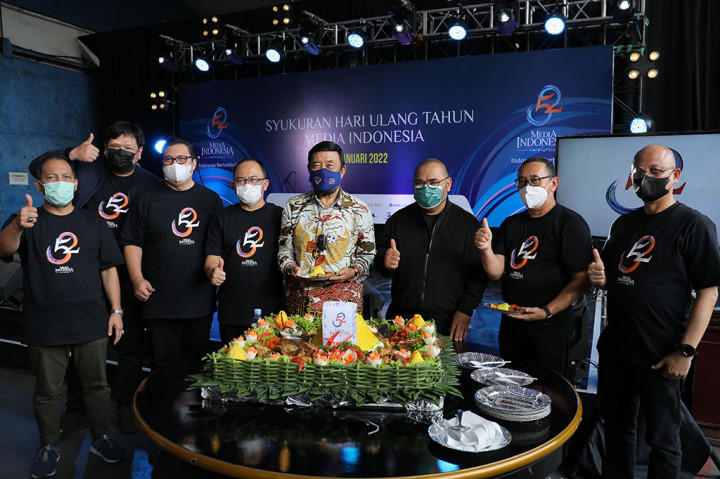 Syukuran HUT ke-52 Media Indonesia Digelar Sederhana dan Kekeluargaan