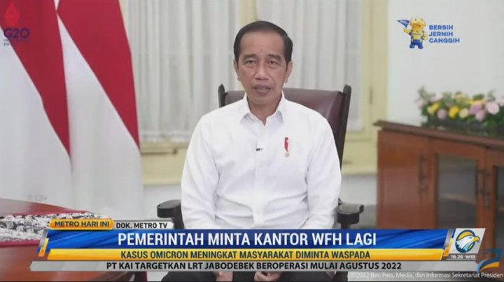 Jokowi: Yang Bisa WFH, Kerjalah dari Rumah