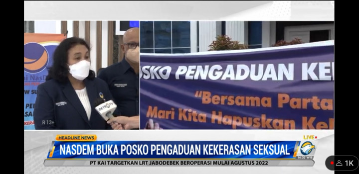 Nasdem Buka Posko Pengaduan Kekerasan Seksual di Sumut